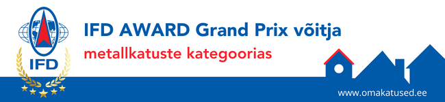 IFD AWARD Grand Prix võitja metallkatuste kategoorias